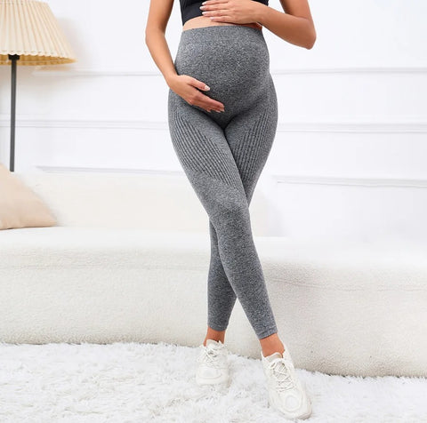 AURA™ High Waist Ultra-Stretchy Maternity Leggings